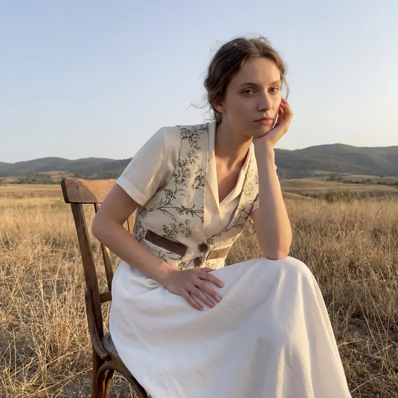 Linen Vest