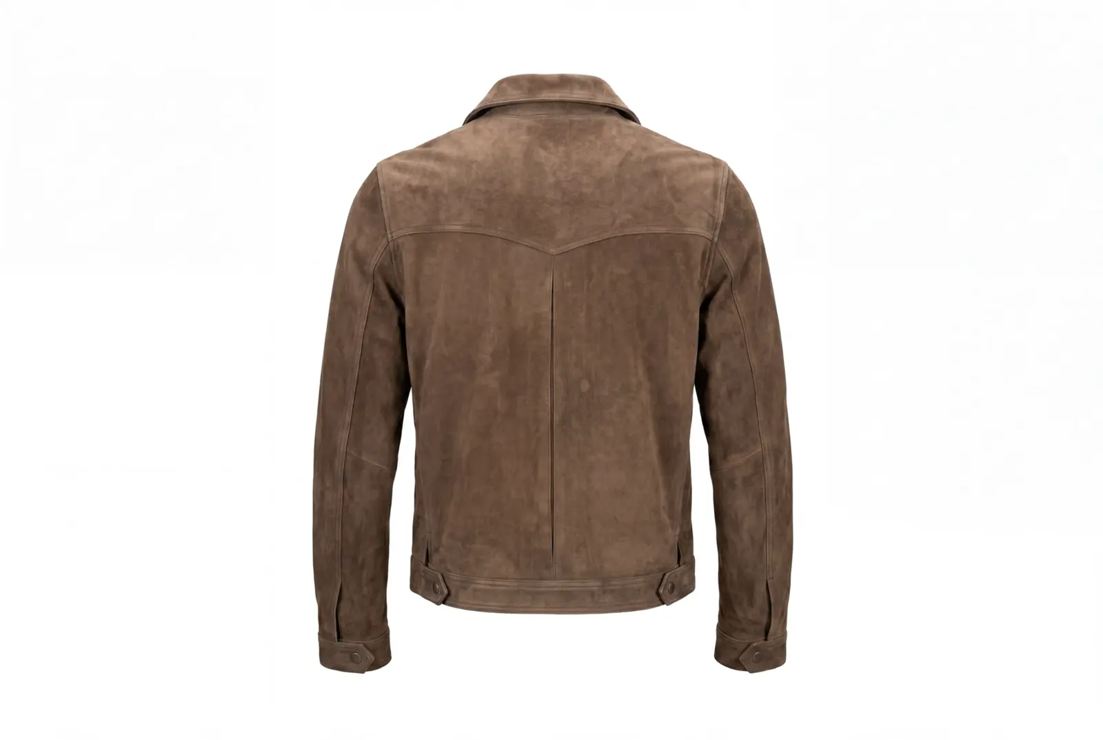 chamarra trucker gamuza cafe