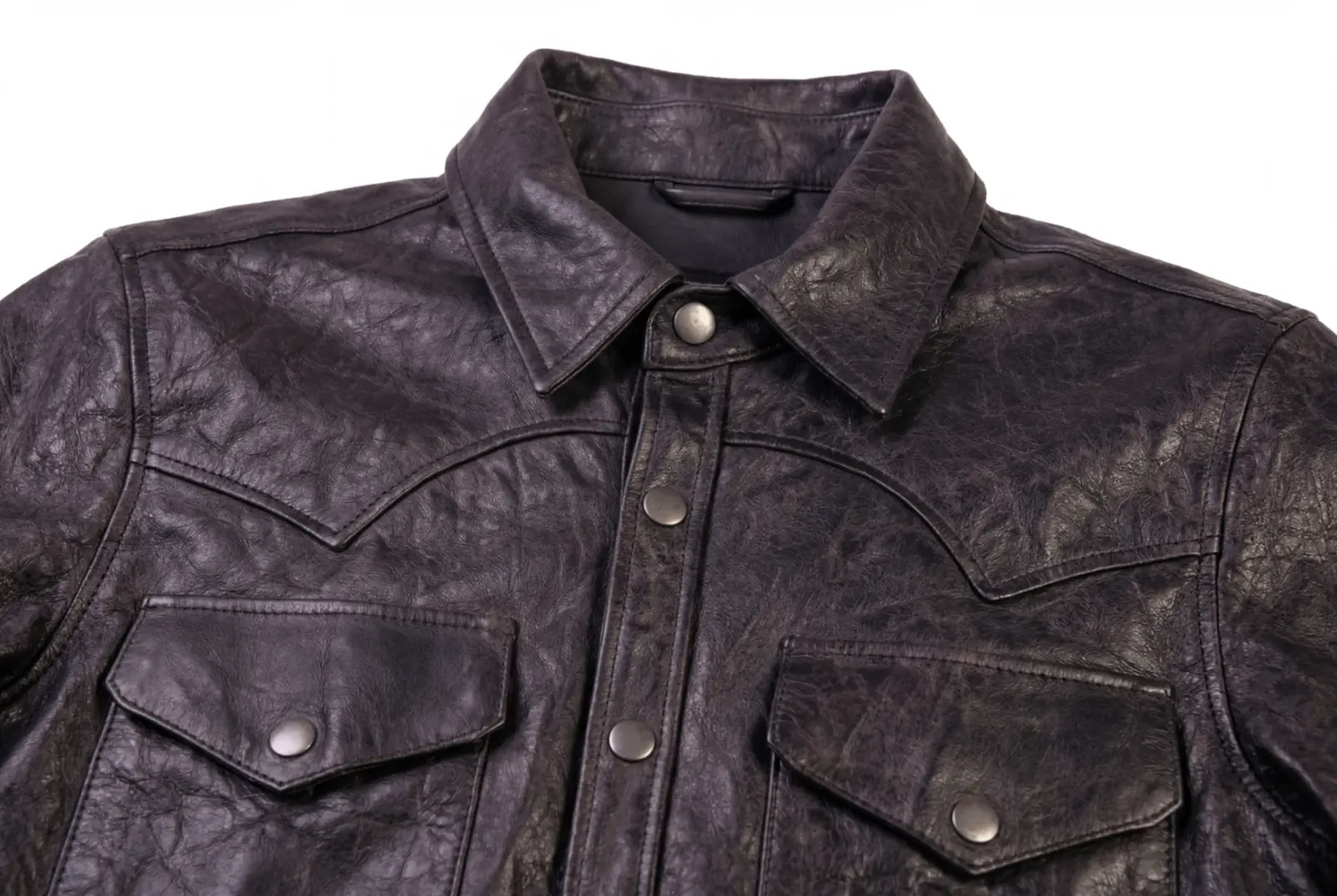 Camisa piel negra