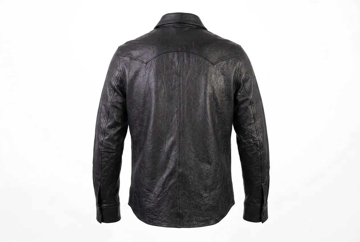 Camisa piel negra
