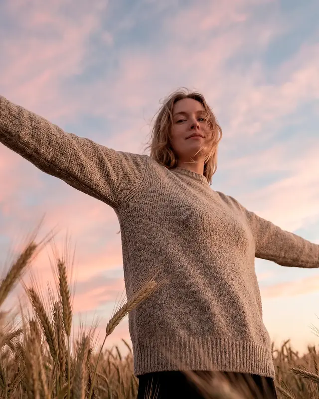 Gray Wool Sweater